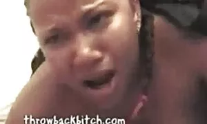 A midget wid a black ...